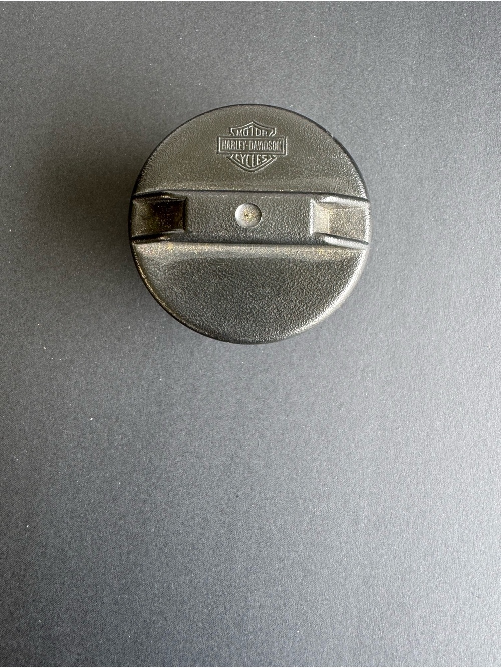 Harley-Davidson Black Round Phone Mount Adapter Cap